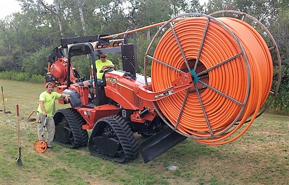 Super Construction Plowing Fiber